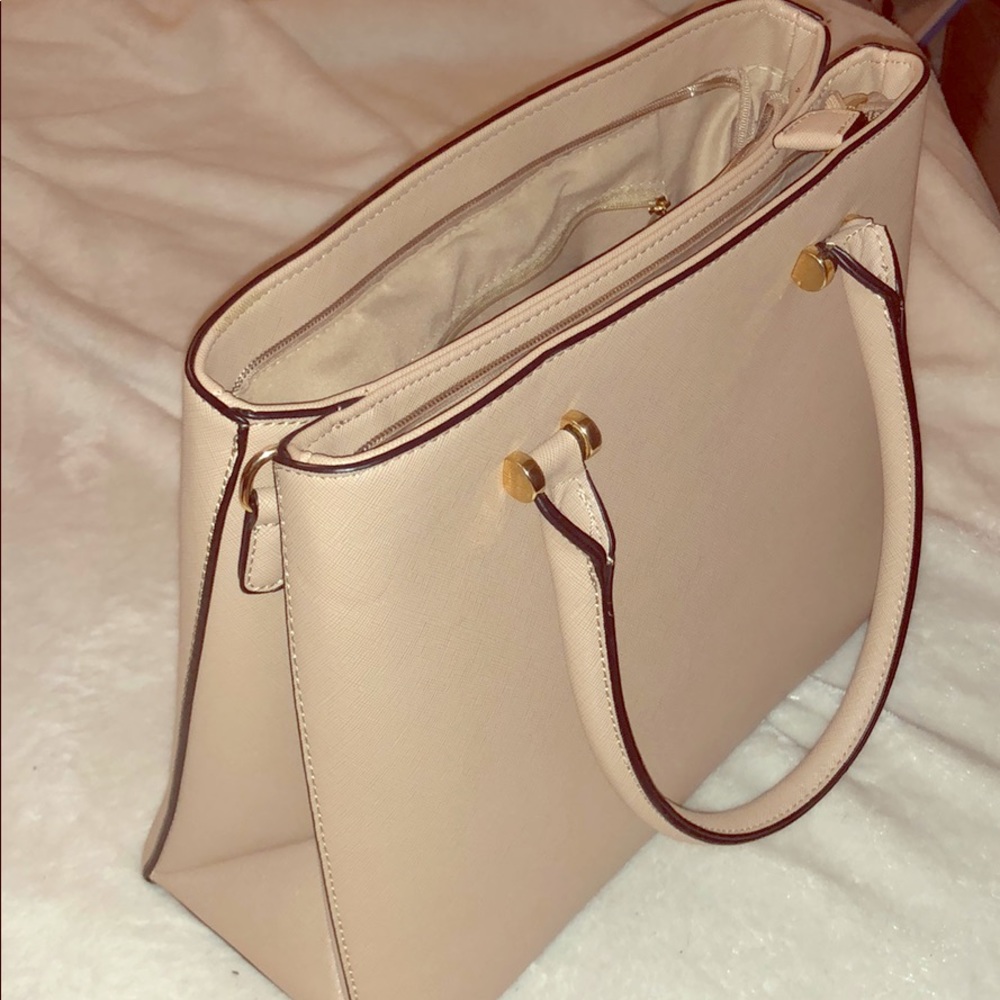 Blush purse.